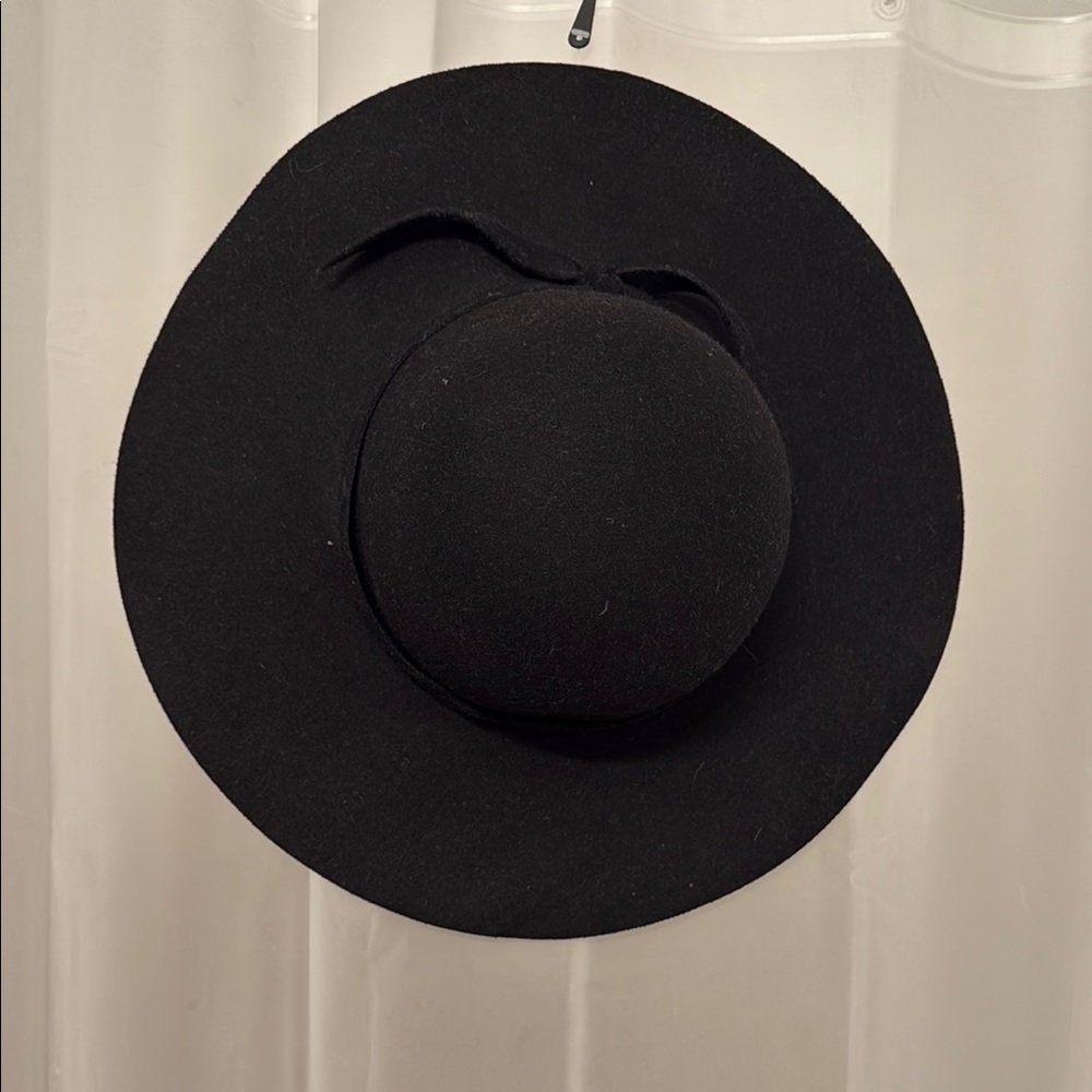 Rue21 Black Wide-Brim Hat